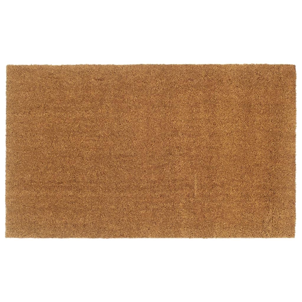 vidaXL Tapis de Porte Naturel 90x150 cm Fibre de Coco touffeté
