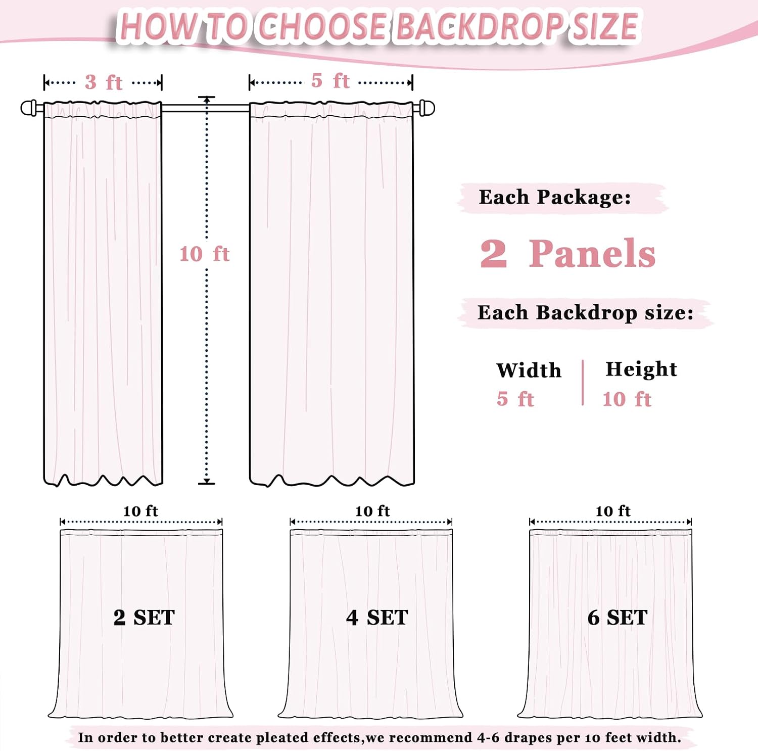 DUOBAO Yellow Chiffon Backdrop Curtain-2 Panels 58x120-Inch Wedding Backdrops Drape Yellow Curtains for Bedroom Voile Window Drapes Photography Background for Party Ceremony