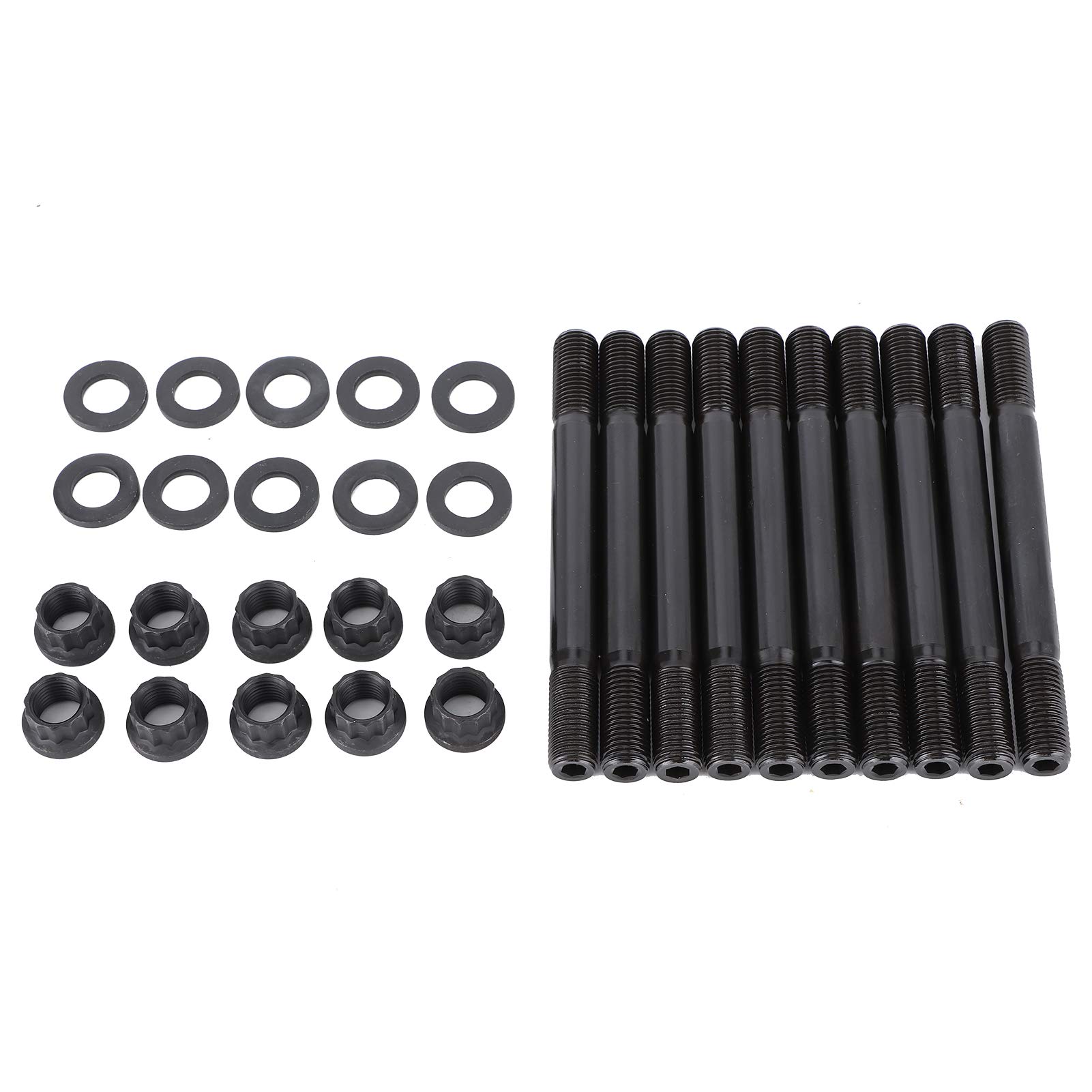 Perno testata, kit di fissaggio bulloni testata motore 207-4203 per blocco motore compatibile con Eclipse EVO8 EVO9 dal 1994 in poi