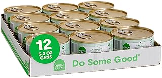 Open Farm Canned Cat Food, Pate for Complete & Balanced Nutrition, Grain Free and Legume-Free Wet Cat Food, Homestead Turkey Recipe, 5.3oz Cans (Case of 12)