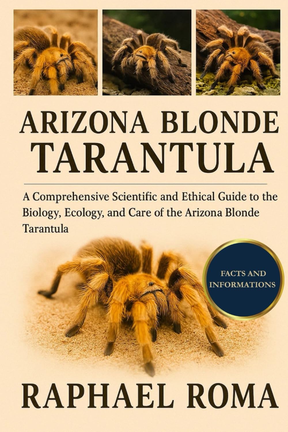 ARIZONA BLONDE TARANTULA: A Comprehensive Scientific and Ethical Guide to the Biology, Ecology, and Care of the Arizona Blonde Tarantula
