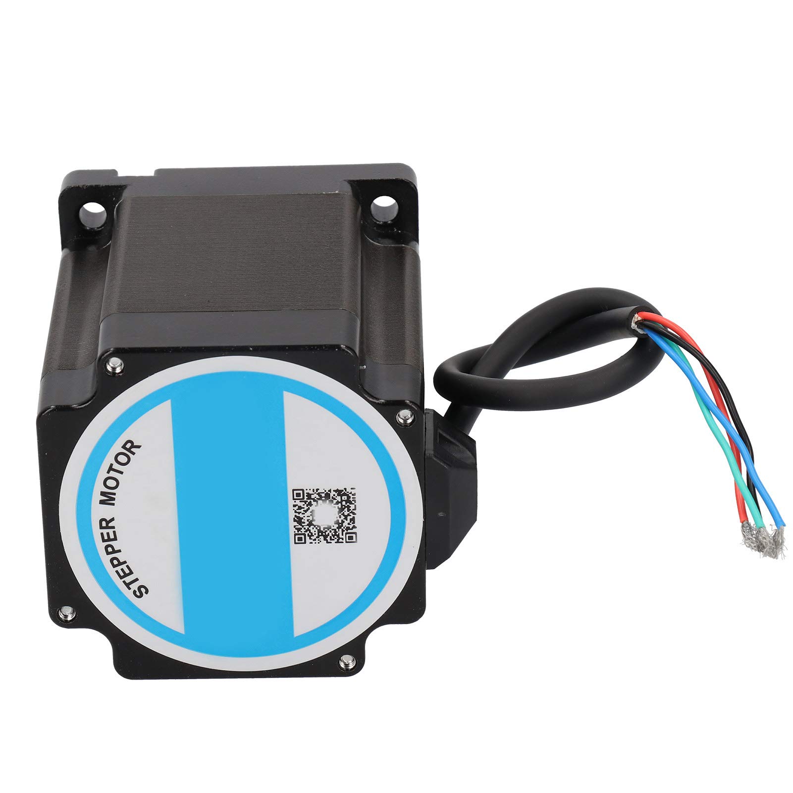 FTVOGUE Motor Paso A Paso Bifásico de 86 Mm, 1,8 Grados, 6,0 N.m, par de Retención, 4,0 A, Eje Fresado con Posicionamiento Preciso, Respuesta de Alta Velocidad para Control de Motores