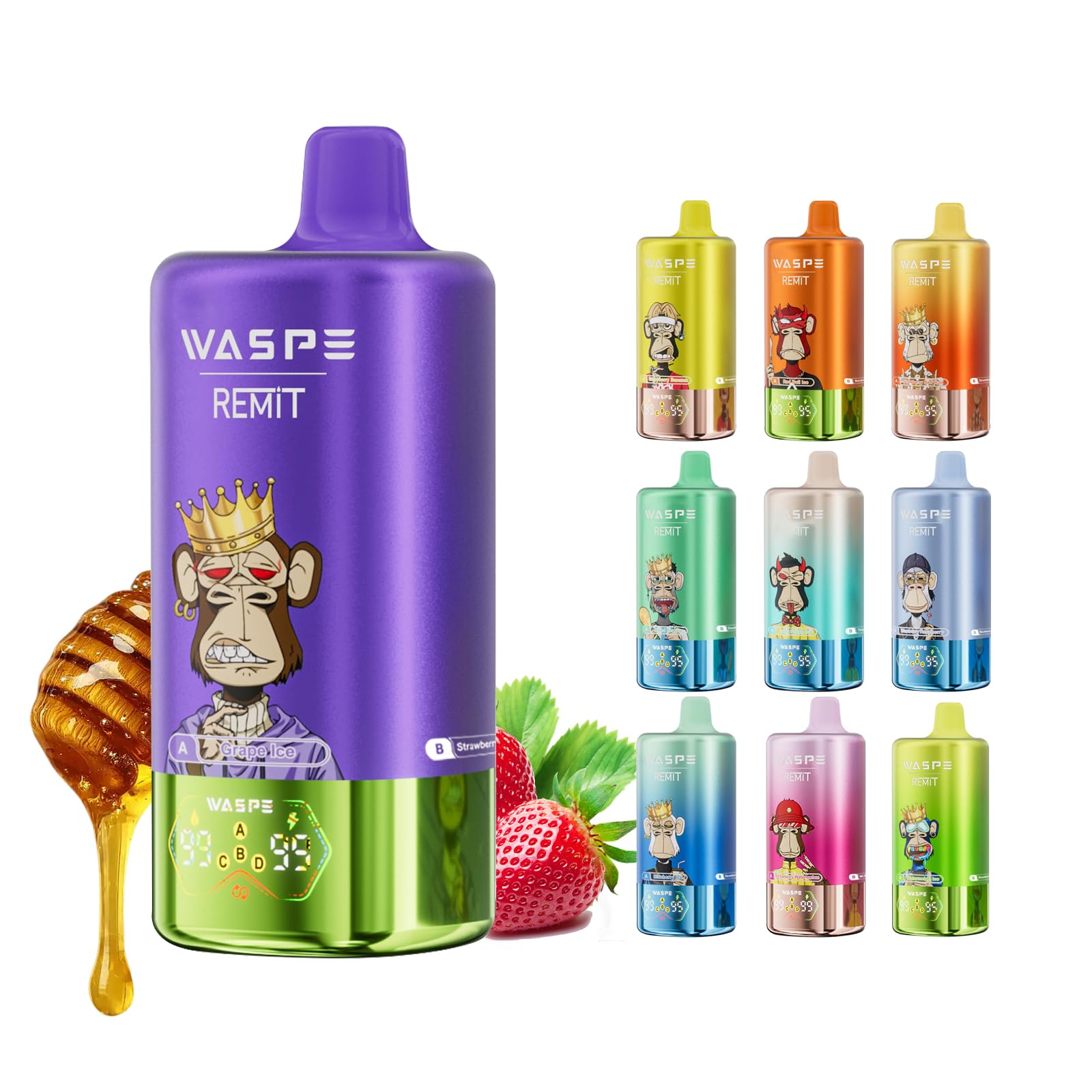 【100000回】電子タバコ 使い捨て ベイプ WASPE remit vape…