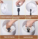 Lamps for Bedrooms Set of 2, Touch Bedside Table Lamps with USB Ports, 3 Way Dimmable Nightstand Lamps with Round Fabric Linen Lampshade for Living Room Reading Bed Side End Table, Bulbs Included