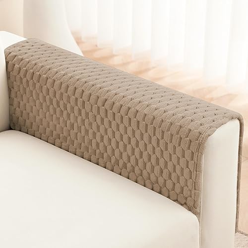 Miniatura 13 de Foxdecor Fundas para Brazos de Sofá, Funda para Reposabrazos de Sofá, Fundas Antideslizantes para Brazos de Silla, Fundas para Muebles Protector de