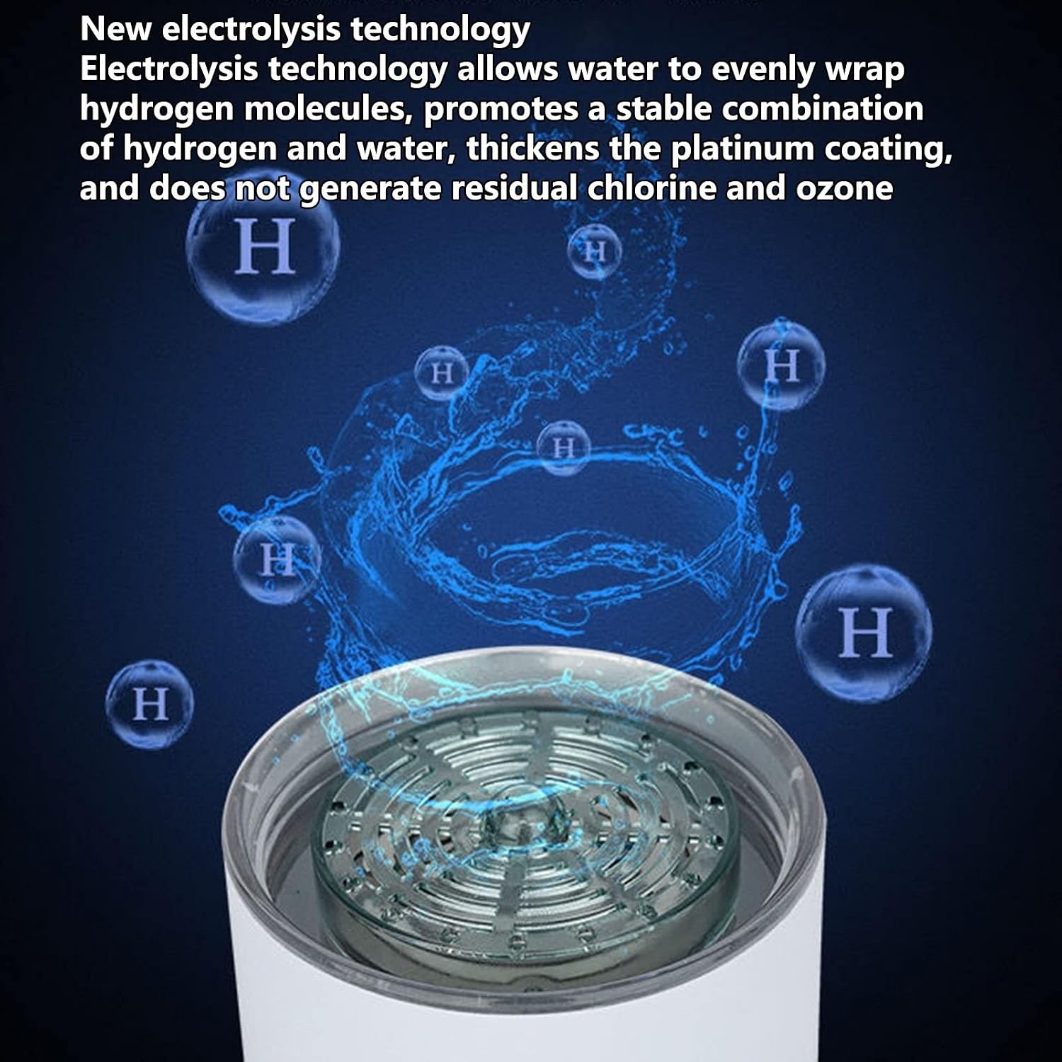 Hydrogen-Rich Water Bottle Hydrogen Alkaline Water Generator H2 Water Ionizer Machine 3 Mins Make Content Up to 1200-1500 PPB 380 ML