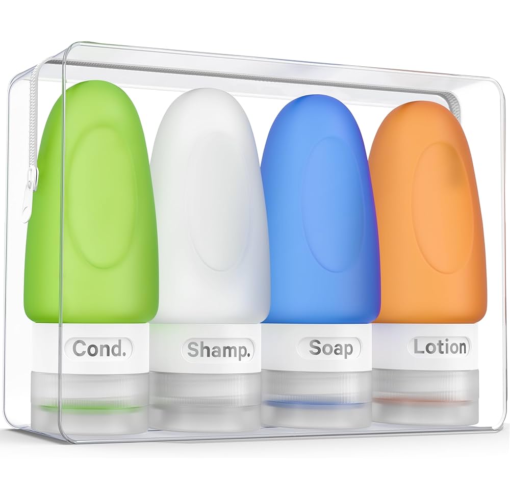 travel toiletries leak proof containers