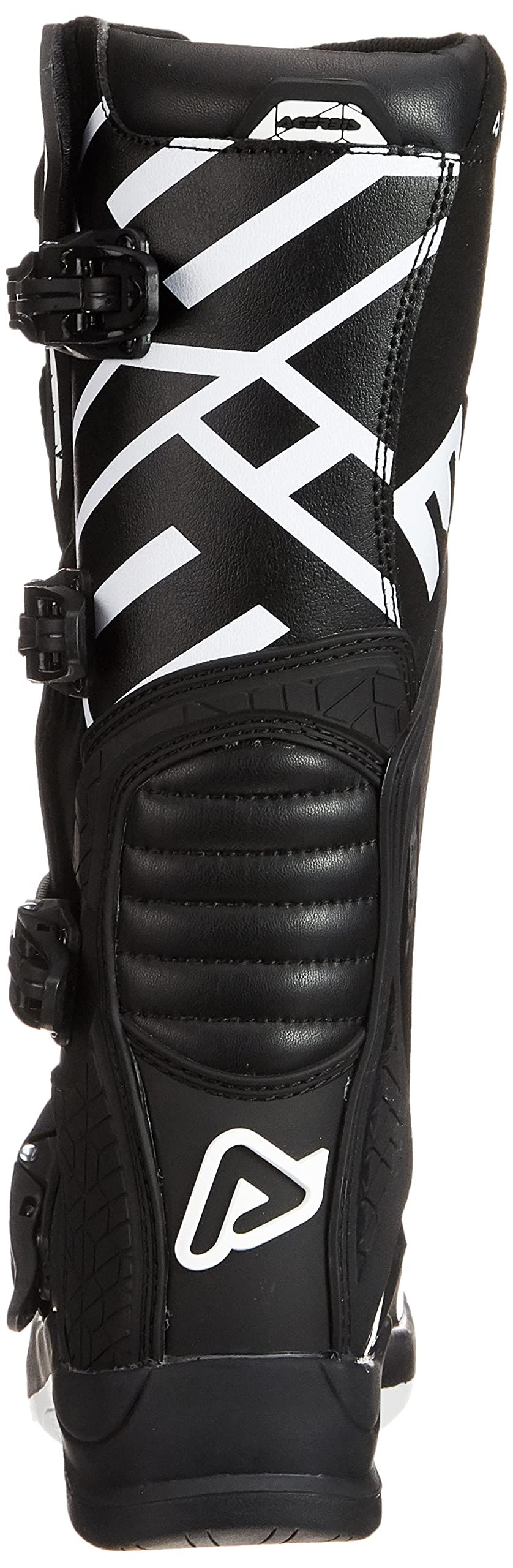 Acerbis Botas Off Road X-Team, color negro/blanco, talla 43