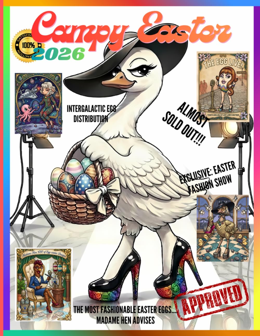 Campy Easter 2026: A Sassy and Fabulous Easter Coloring Book for Teens and Adults (Campy Magazine)