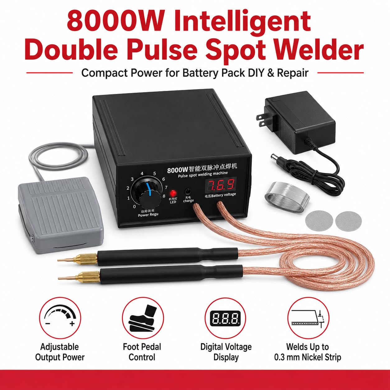 Amazon | 8000W スポット溶接機 ハンドヘルド スポット溶接機 Amazon | 8000W スポット溶接機 ハンドヘルド スポット溶接機