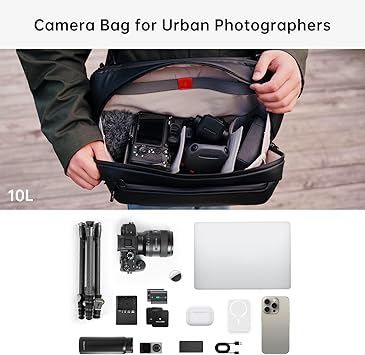 Amazon.co.jp: PGYTECH OneGo Solo V2 カメラスリングバッグ、10L