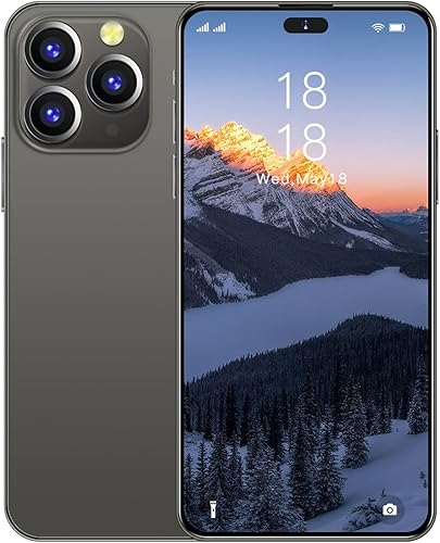 Teléfonos celulares desbloqueados I14pro Android 81 Smartphones HD pantalla completa reconocimiento facial desbloqueado 216 GB de RAM tarjeta SIM