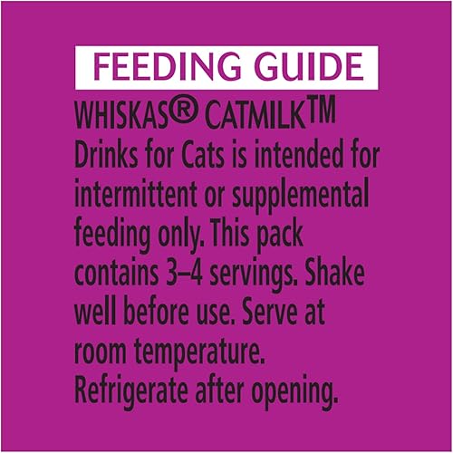 Miniatura 5 de WHISKAS CATMILK PLUS Bebida para gatos y gatitos 24 unidades, 6.75 onzas