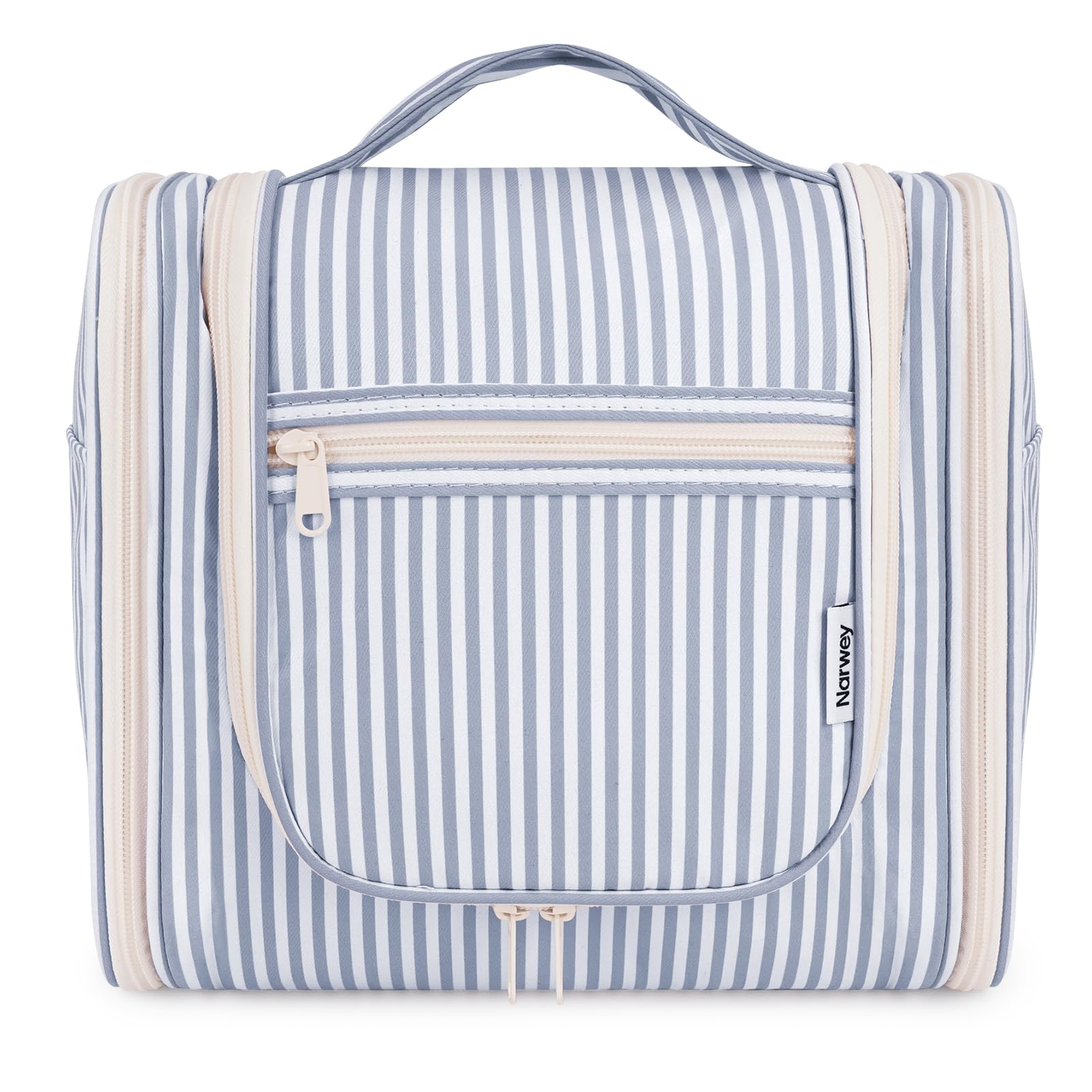 Narwey Neceser Mujer Bolsa de Aseo Colgante, Organizador de Maquillaje Neceser Viaje para Hombre y Mujer Accesorios de Viaje (moradoe(Grande)) — view 9