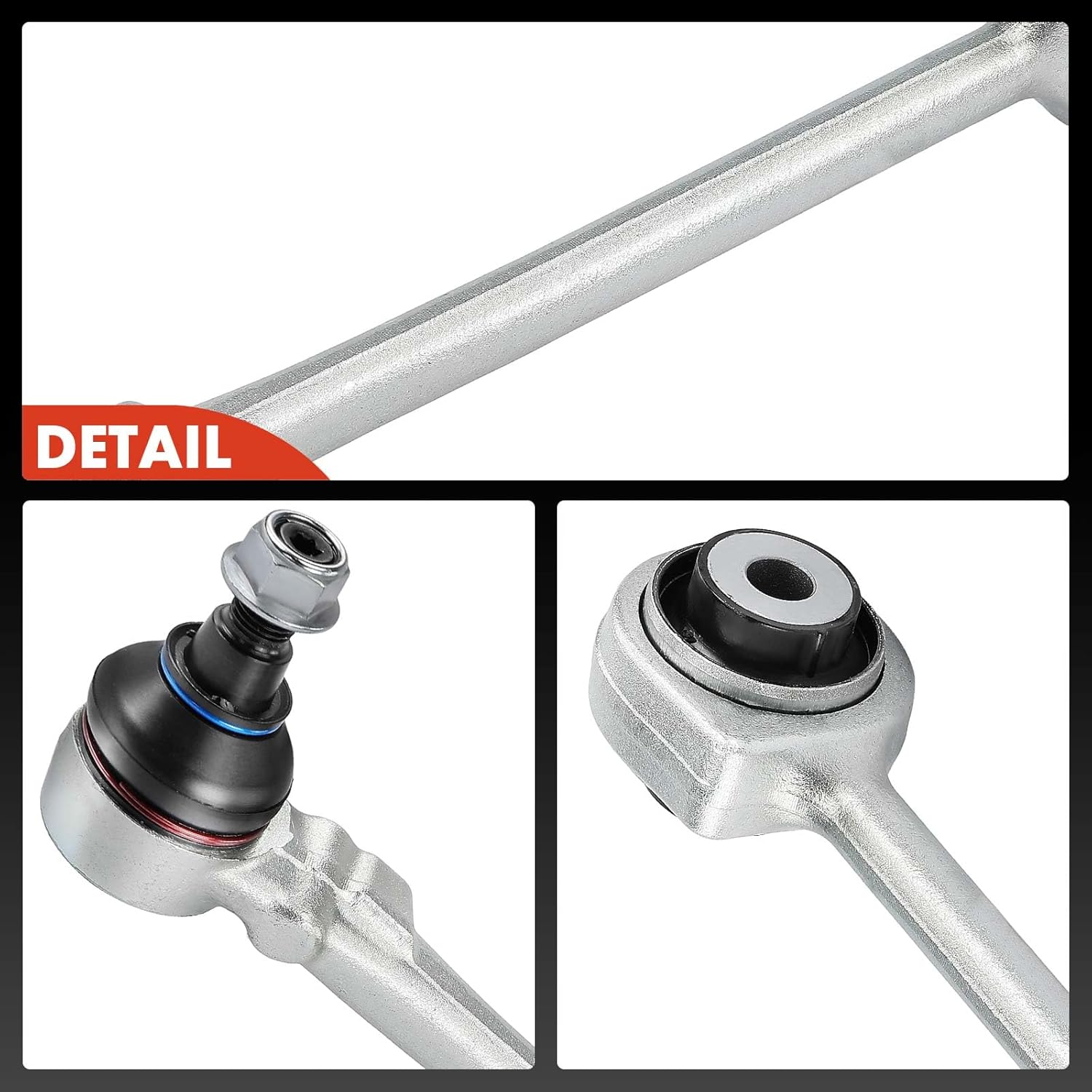A-Premium Front Right Rearward Lower Control Arm, with Ball Joint & Bushing, Compatible with Mercedes-Benz C230 08-09, C250 10-12, C300 08-14, C350 08-15, E350 12-14, E400 15-17, AWD