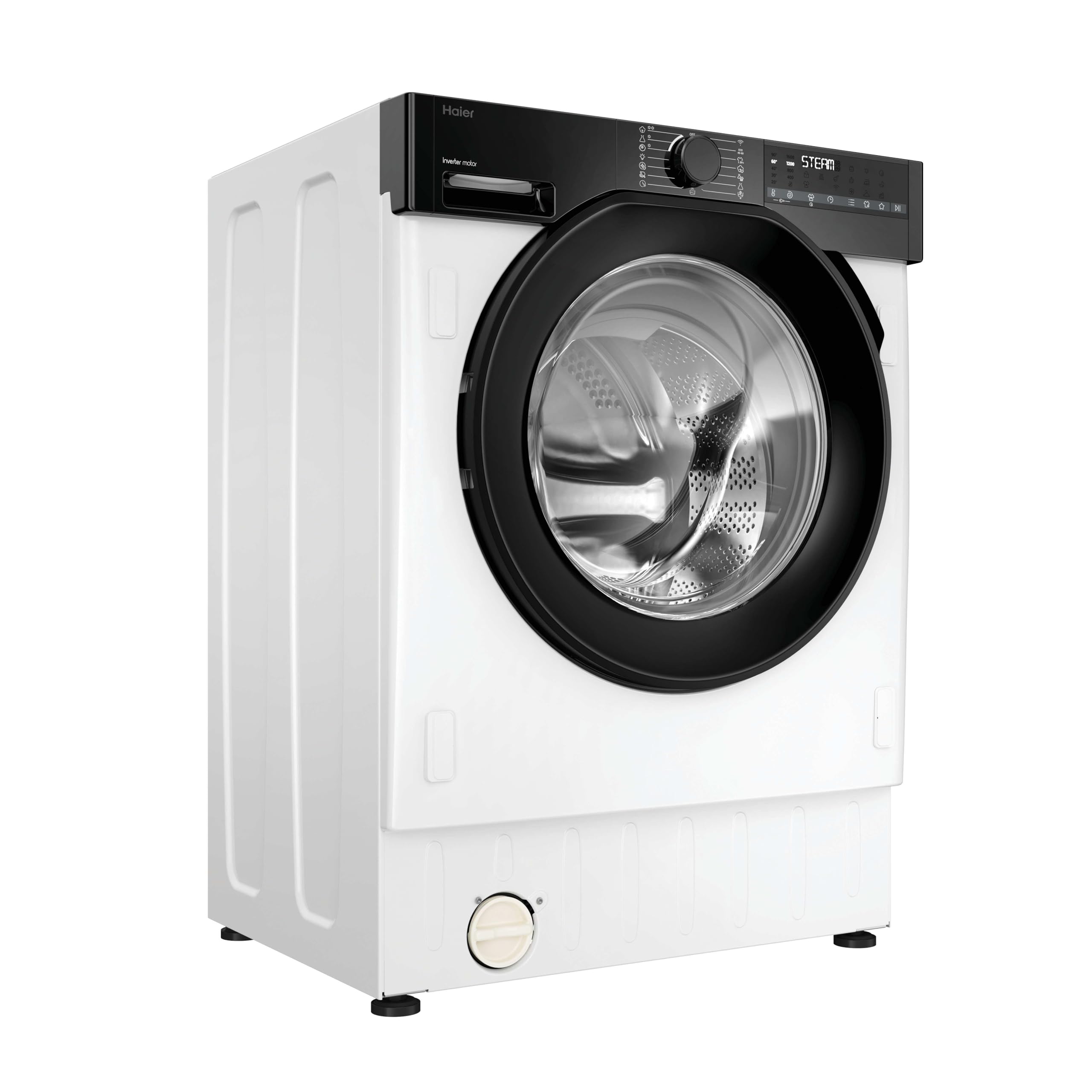 Haier Serie 6 BHA6SD696M6DB9-S Lavadora Secadora, Capacidad 9KG + 6KG, Motor Inverter, Wifi, Clase A-30%, Función vapor, Fin Diferido, Integración, 60cm ancho, 1600 RPM, 16 programas, Blanco