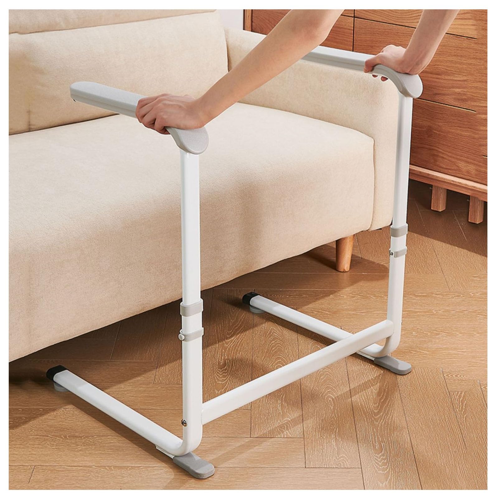 Aide au Levage de Fauteuil, Aide au Levage de Fauteuil pour Personnes âgées, Barre d'appui pour Aider Le Patient à se Lever et à se déplacer Devant Le canapé, Fauteuil inclinable, Toilettes