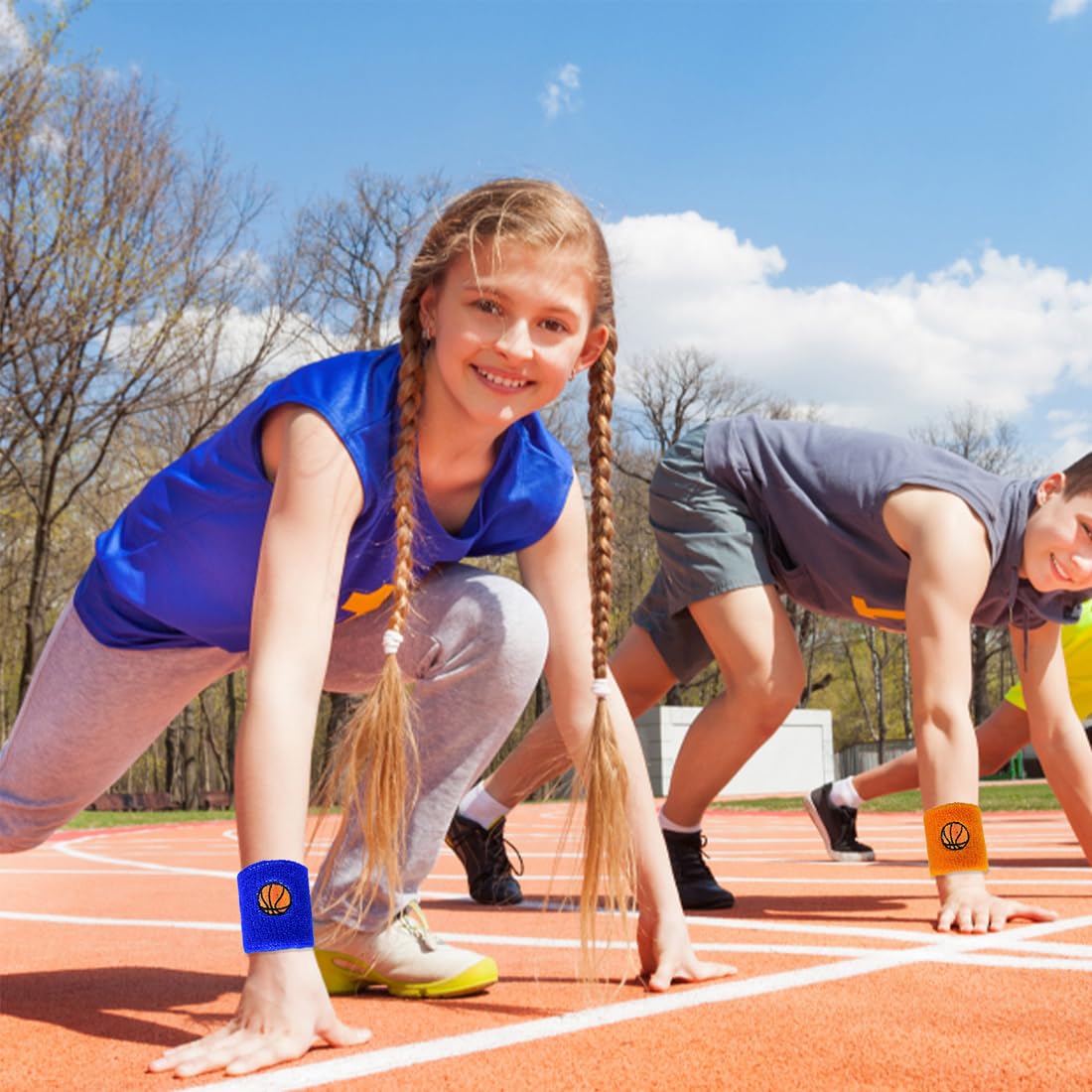 Produktbild von Schweißband Stirn 6 Stück ,Fitness Schweissband,Jungen Schweißband