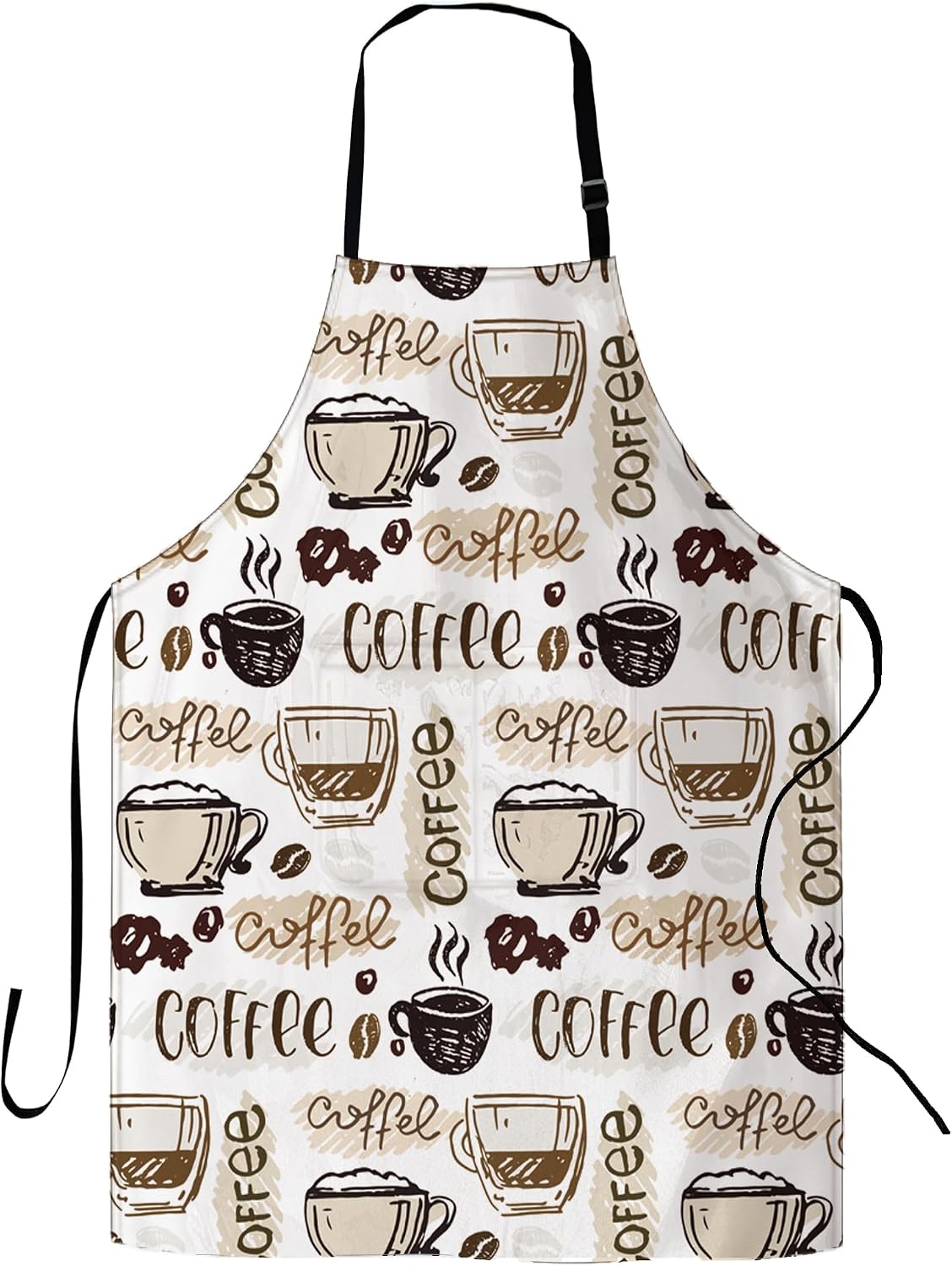 Apron, Stocking Stuffers Bib Apron with Adjustable Neck for Women, Suitable for Home Kitchen Cooking Apron