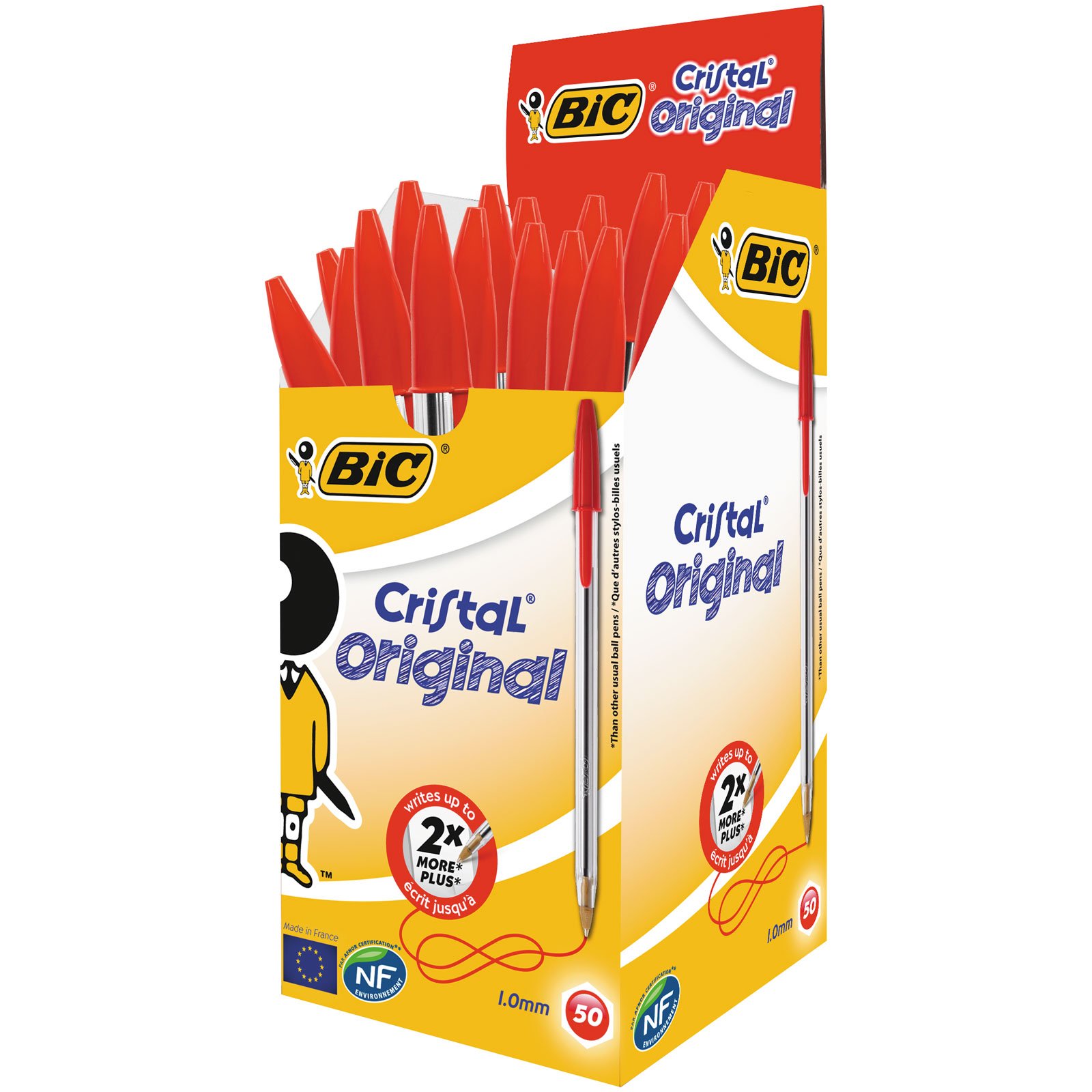 Buy BIC Cristal Original Ballpoint Pens, Medium Point (1.0mm), Every