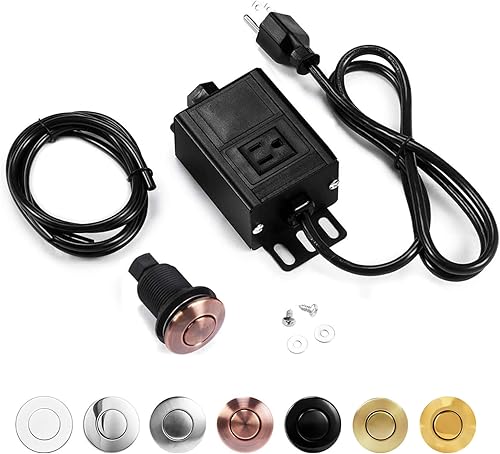 Miniatura 10 de CLEESINK - Kit de interruptor de aire para la parte superior del fregadero (largo/3.5 pulgadas, negro)