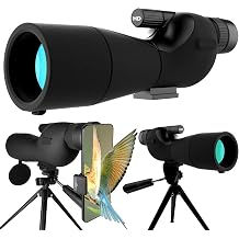Monocular Telescope with Tripod,Bird Watching Gifts for Men and Nature Lovers - Outdoor Nature Exploration &amp; Stargazing, Birthday Gifts for Father, Graduation Gifts for Teens