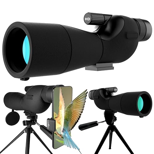 20-60x60 Monocular Telescope with Tripod, Gift for Men, Dad &