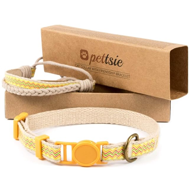 Pettsie Collar de Gato Breakaway Pulsera de Seguridad y Amistad para Usted