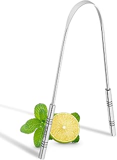 BLADEL Tongue Scraper for Adults (Pack of 1Pcs) Metal Tongue Cleaners Reduce Bad Breath Stainless Steel U Shape Toungescraper Great for Oral Care for Men and Women Hygiene Product (Pack of 1)