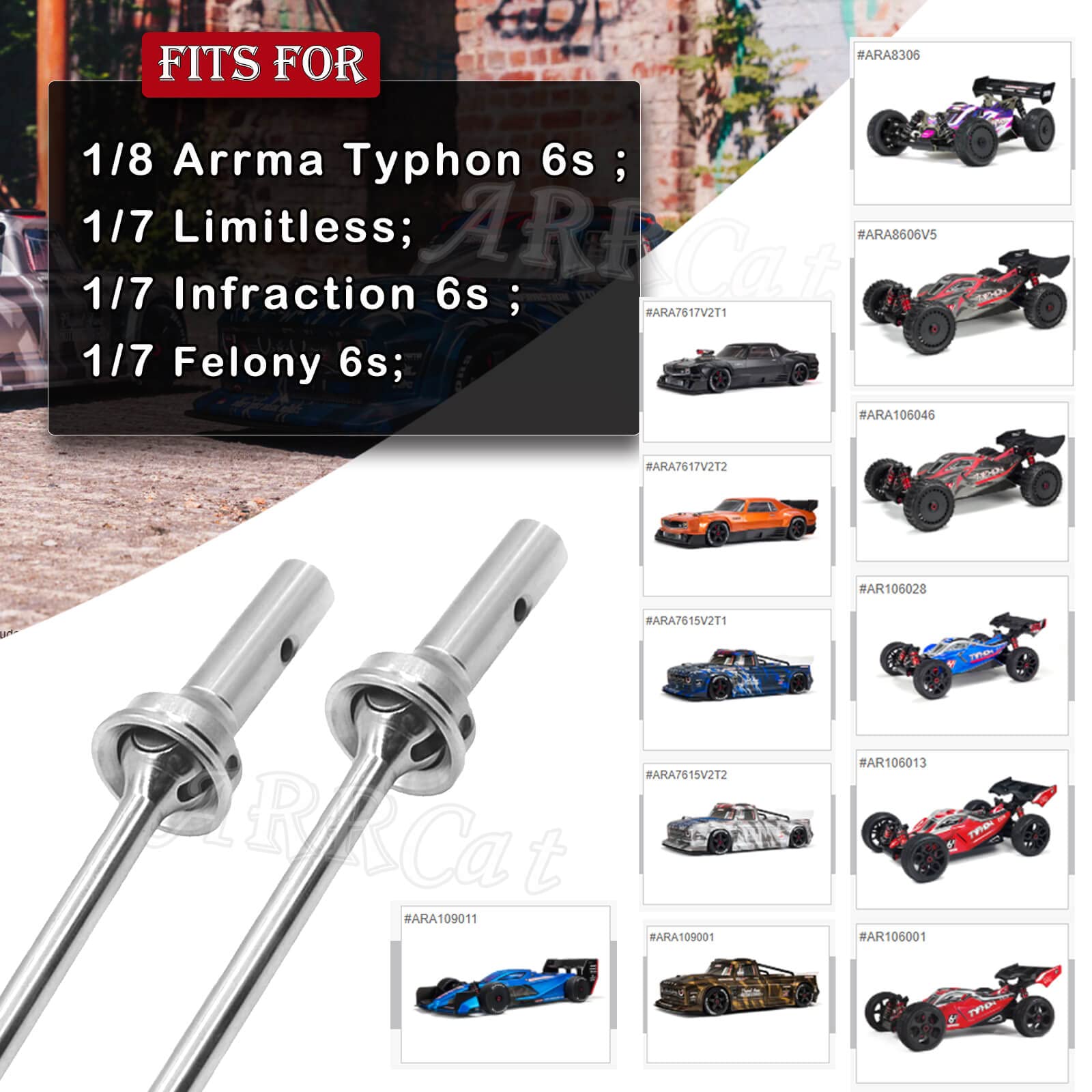 MICROHELI CNC Triple Carbon Plastic Blades Conversion Set - OMP Hobby M1 / EVO