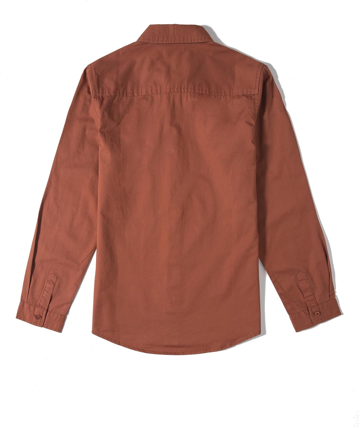 Tronjori Boys Long Sleeve Button Down Cotton Casual Shirt Dress Shirt School Uniform - Image 4