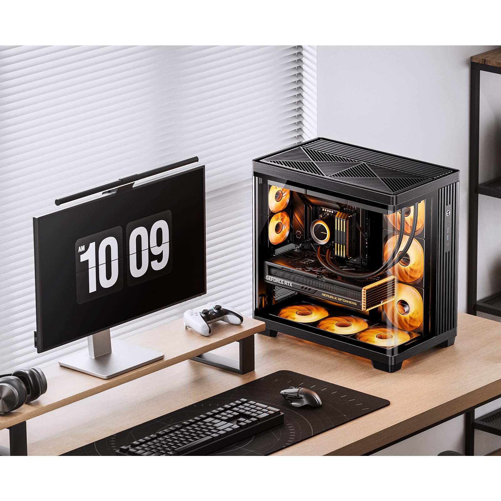 Amazon.co.jp: JONSBO TK-4 ブラック ATX PCケース、セパレート