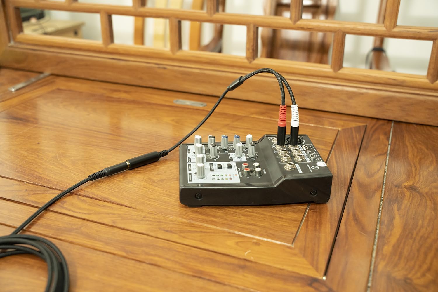 Confezione da 2 cavi breakout TRS da 1/4 da 3,5 m, adattatore splitter a Y, 6,35 mm TRS femmina a doppio jack TS mono maschio da 6,35 mm, per chitarra o mixer con uscita jack