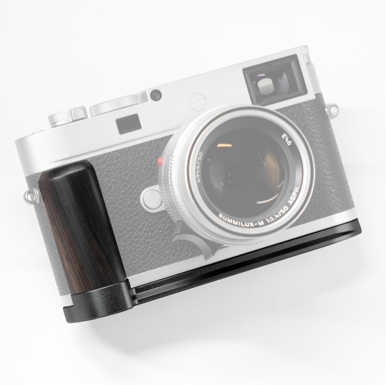 Iborrys L-Shaped Camera Handle ，Compatible with Leica M11 M11-P M11-M M EV1 Camera ，Precious Vintage Solid Wood Grip | Handcrafted by Experienced Artisans (African Blackwood Black)