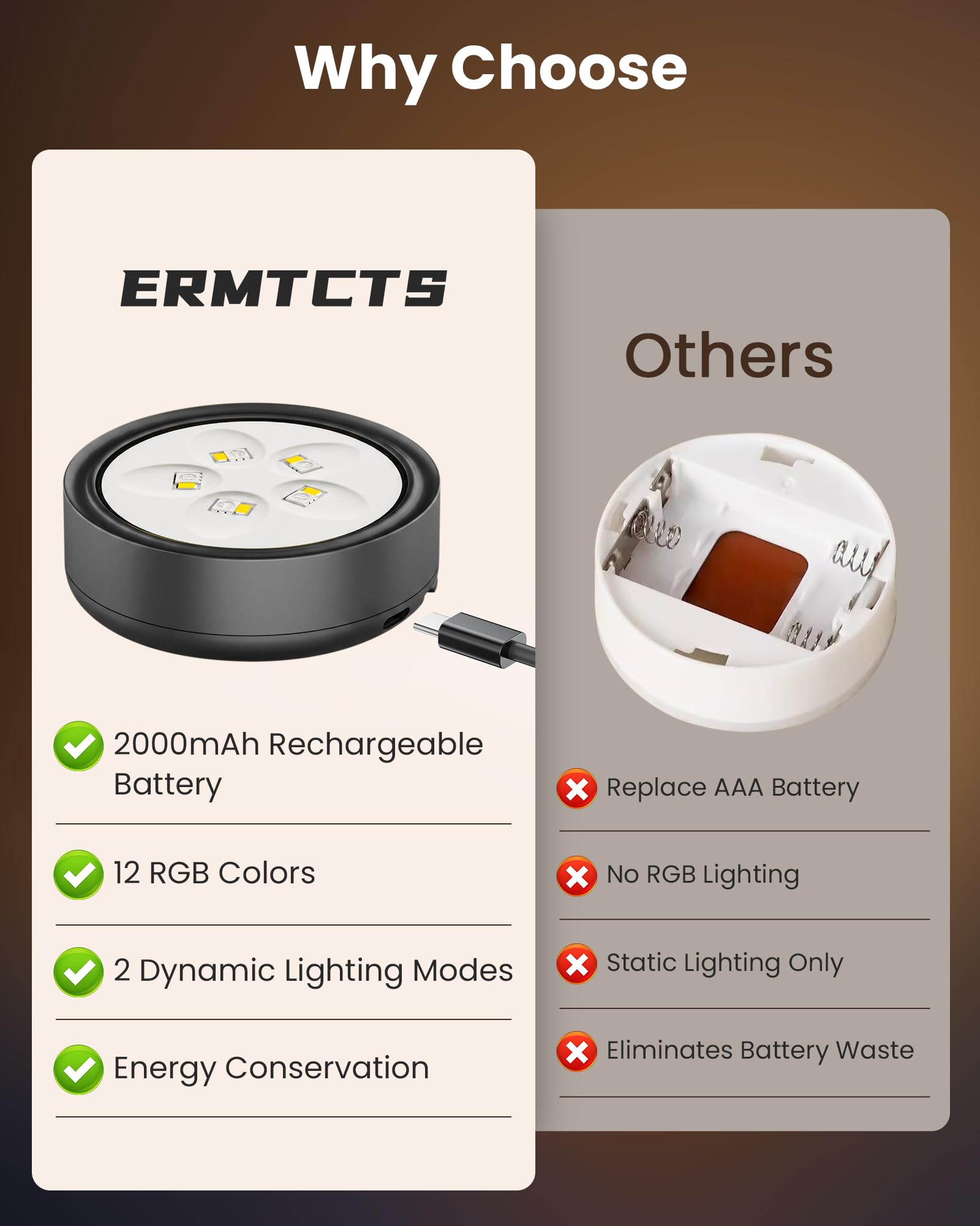 Paquete de 3 luces de imagen para pared, luces LED magnéticas recargables inalámbricas de 2000 mAh con control remoto, 3 temperaturas de color y 12 RGB, atenuación y temporizador, luz de marco