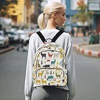 Amazon.com: ALAZA Colored Forest Animals Mini Backpack Purse