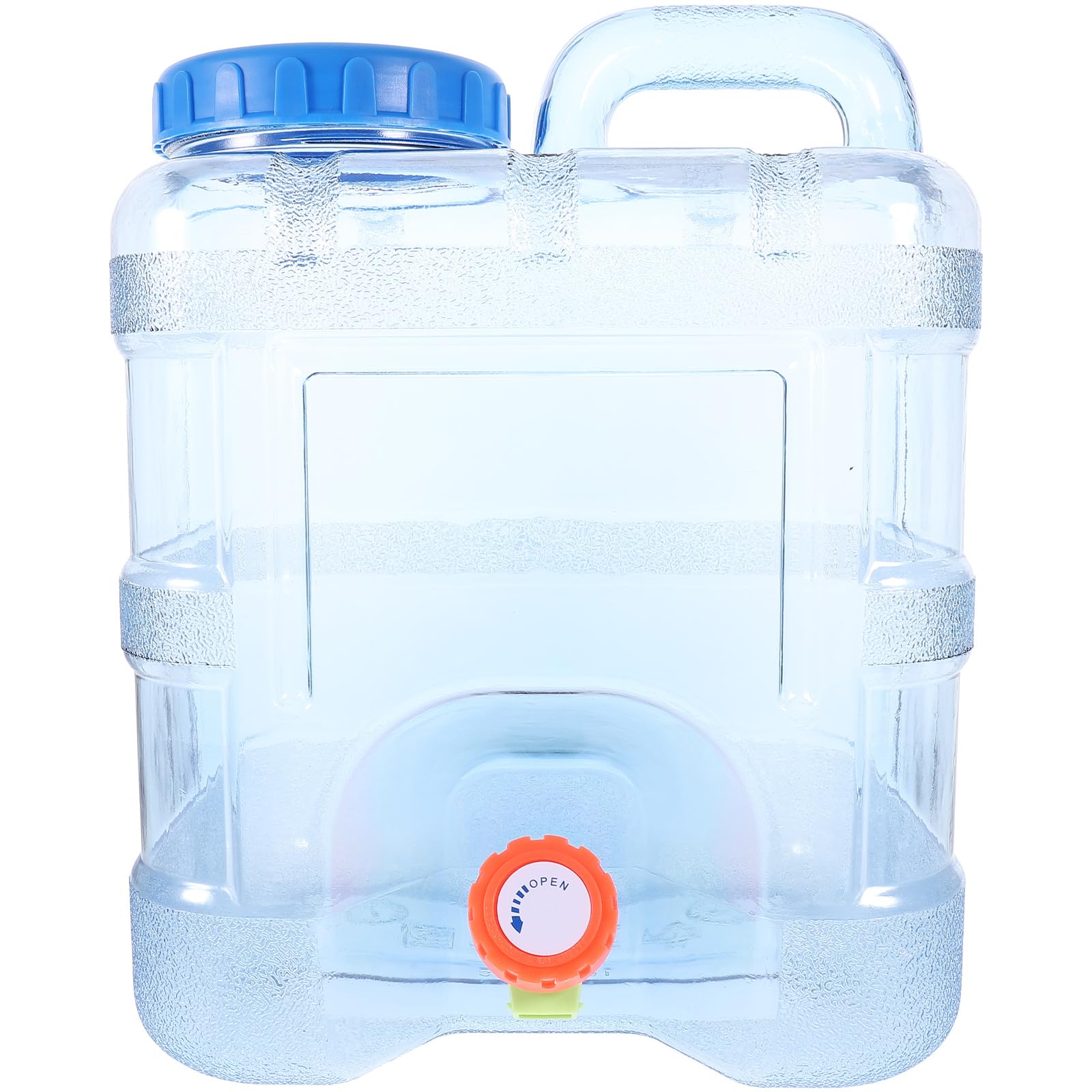 INOOMP 10L Polycarbonate Water Jug - Camping, Hiking, Emergency Water Storage - 10L Capacity - Durable Construction - Reusable