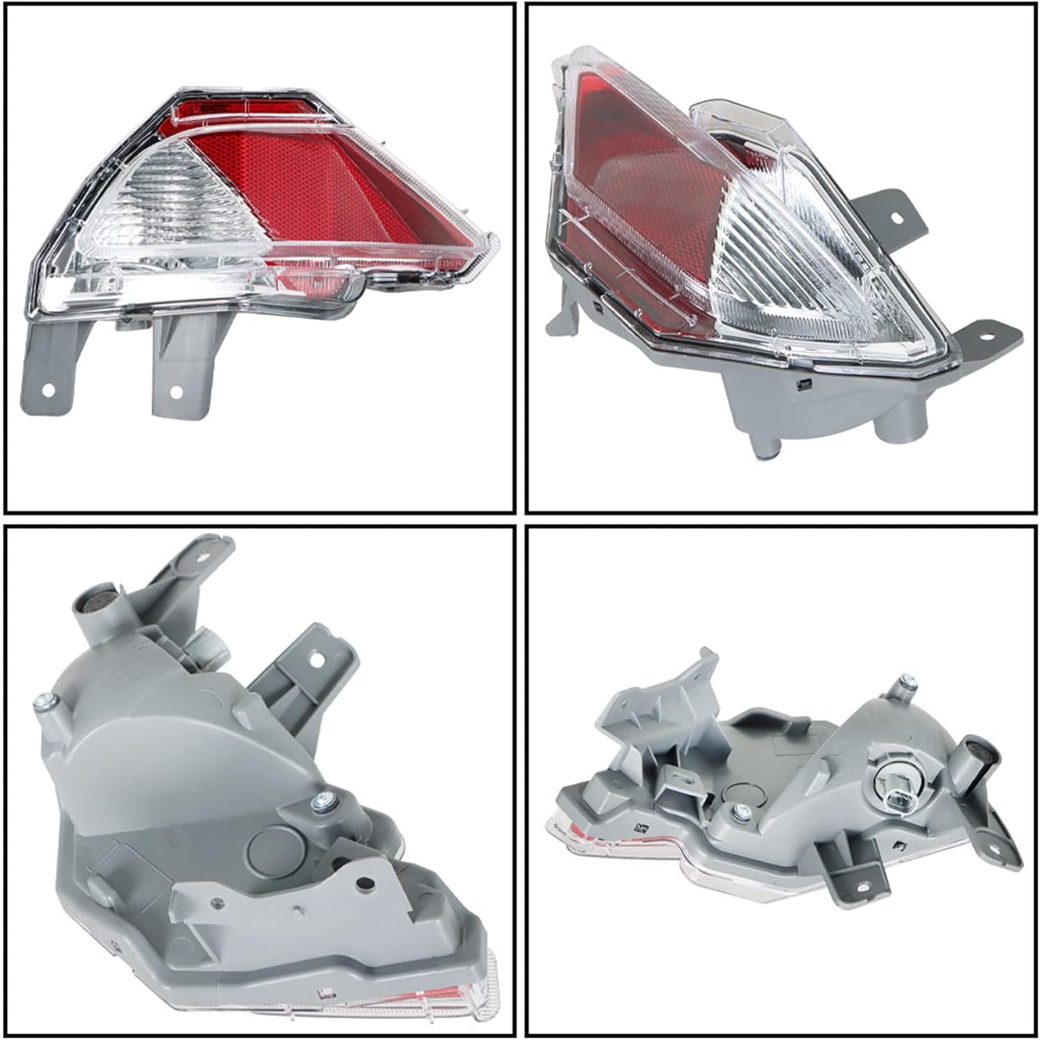 labwork Rear Bumper Reflector Stop Tail Light Brake Lamp Replacement for RAV4 2016-2019 Rear Left Side