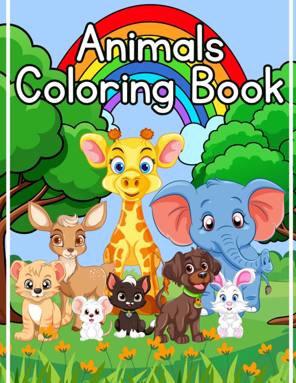 Animal Sports Coloring Book for Kids: Fun and Easy Coloring Book with Animals Playing Sports + Reference Images | Learn Coloring Skills for Kids Ages 4–8
