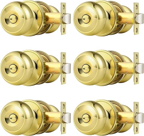 Vista 84 de Probrico - Pomos de puerta color negro mate, paquete de 15 pomos interiores con función de bloqueo de privacidad para dormitorio y baño, pestillo