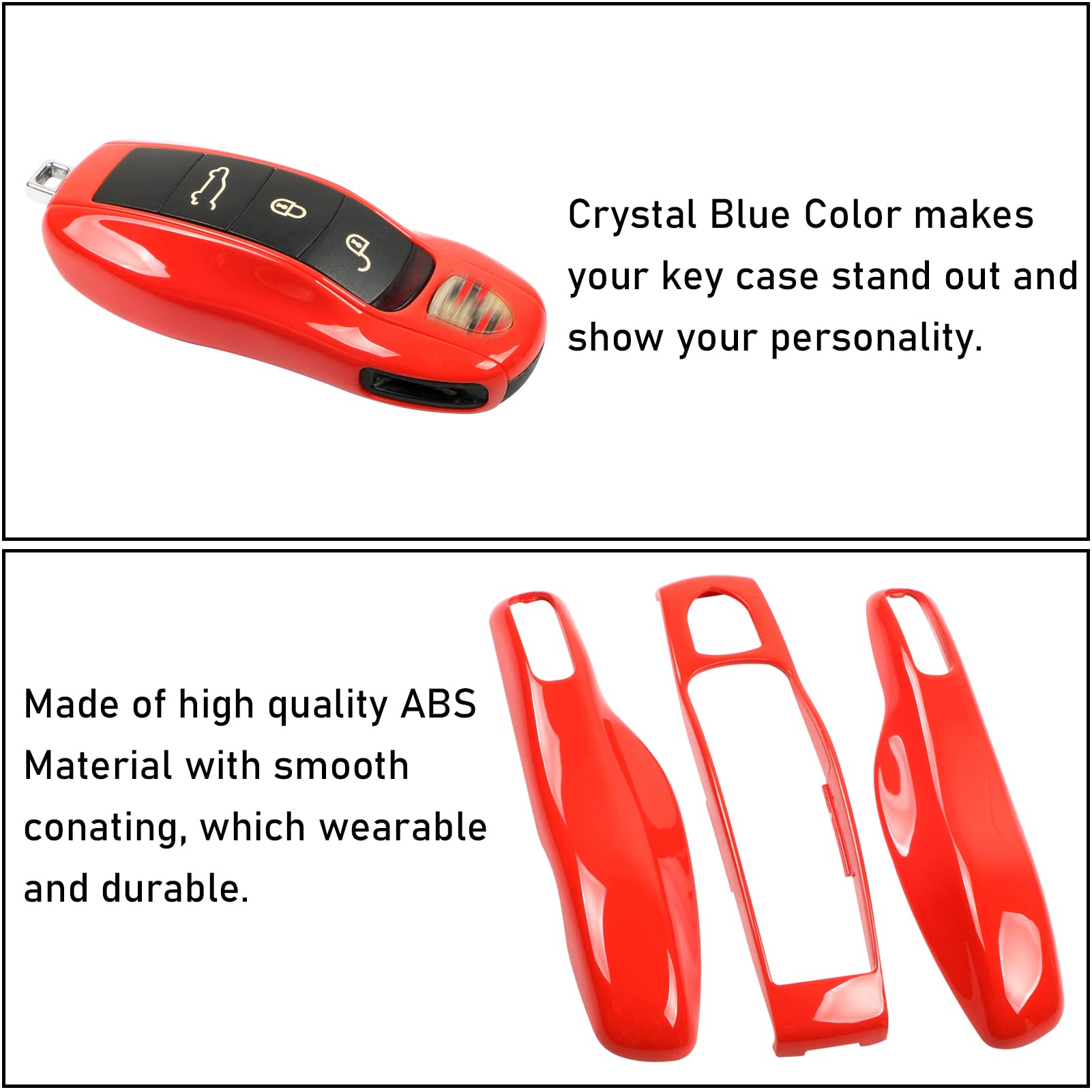 Key Fob Cover Shell OE For Porsche Cayenne, Panamera, Macan, 911, Boxster Key Fob Cover Shell OE For Porsche Cayenne, Panamera, Macan, 911, Boxster