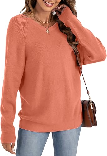 Vista 4 de LILBETTER Suéter de punto de manga larga para mujer