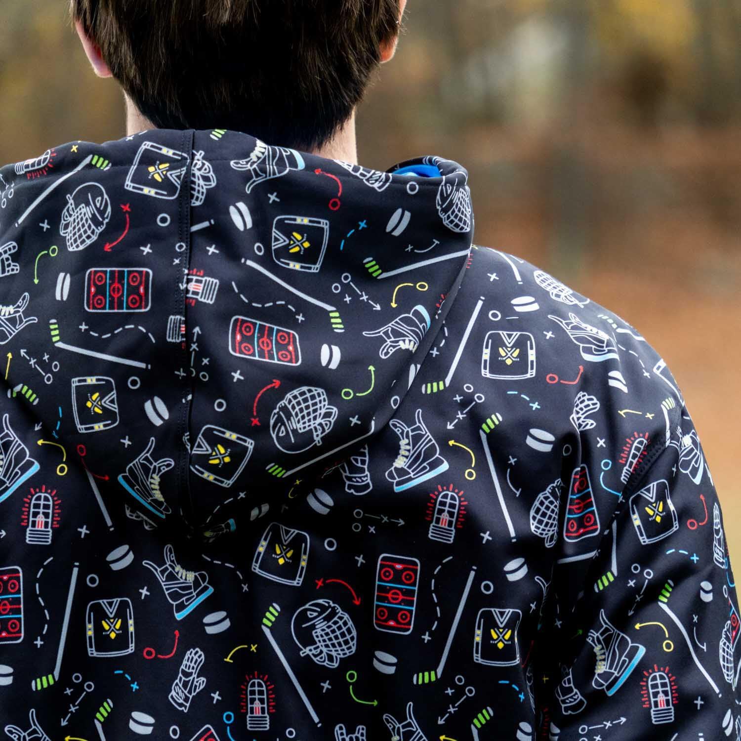 ChalkTalkSPORTS Hockey Hooded Performance Sweatshirts | Hockey Gameday Hoodies | Youth & Adult Sizes - Image 5