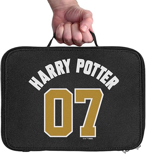 Miniatura 3 de LOGOVISION Harry Potter Jersey Clean Insulated Soft Side Lunch Box - Bolsa de almuerzo reutilizable para trabajo de oficina escolar, sin BPA