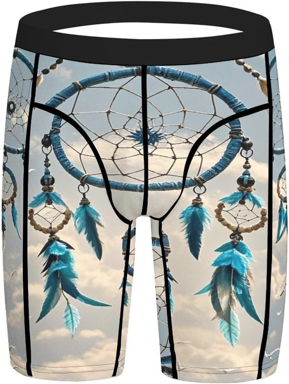 Native Dream Catcher Compression Shorts Men Spandex Sport Shorts Workout Performance Baselayer Underwear