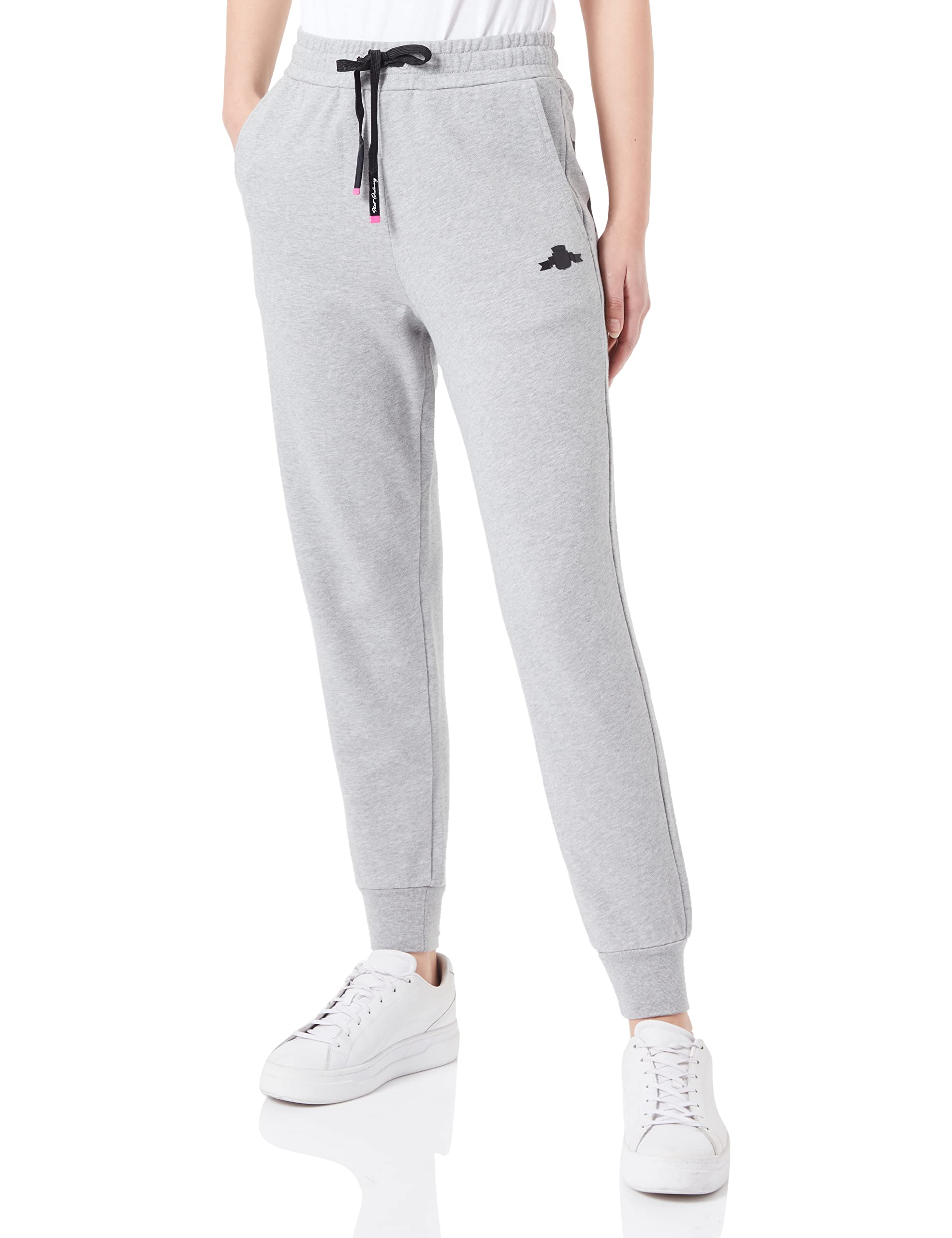 Replay Women's Jogging Pants with Drawstring, Melange Grey M08 (Grey), S