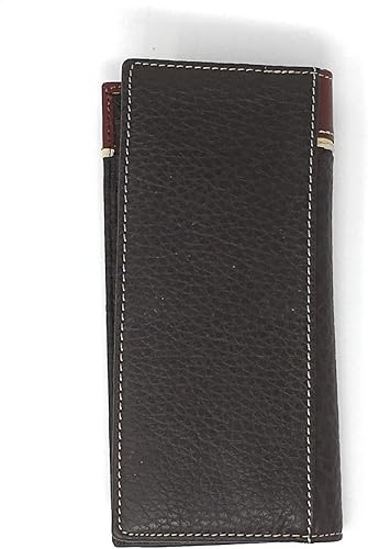 Miniatura 3 de Texas West Cartera plegable de cuero genuino con emblema múltiple (vaquero rezando)