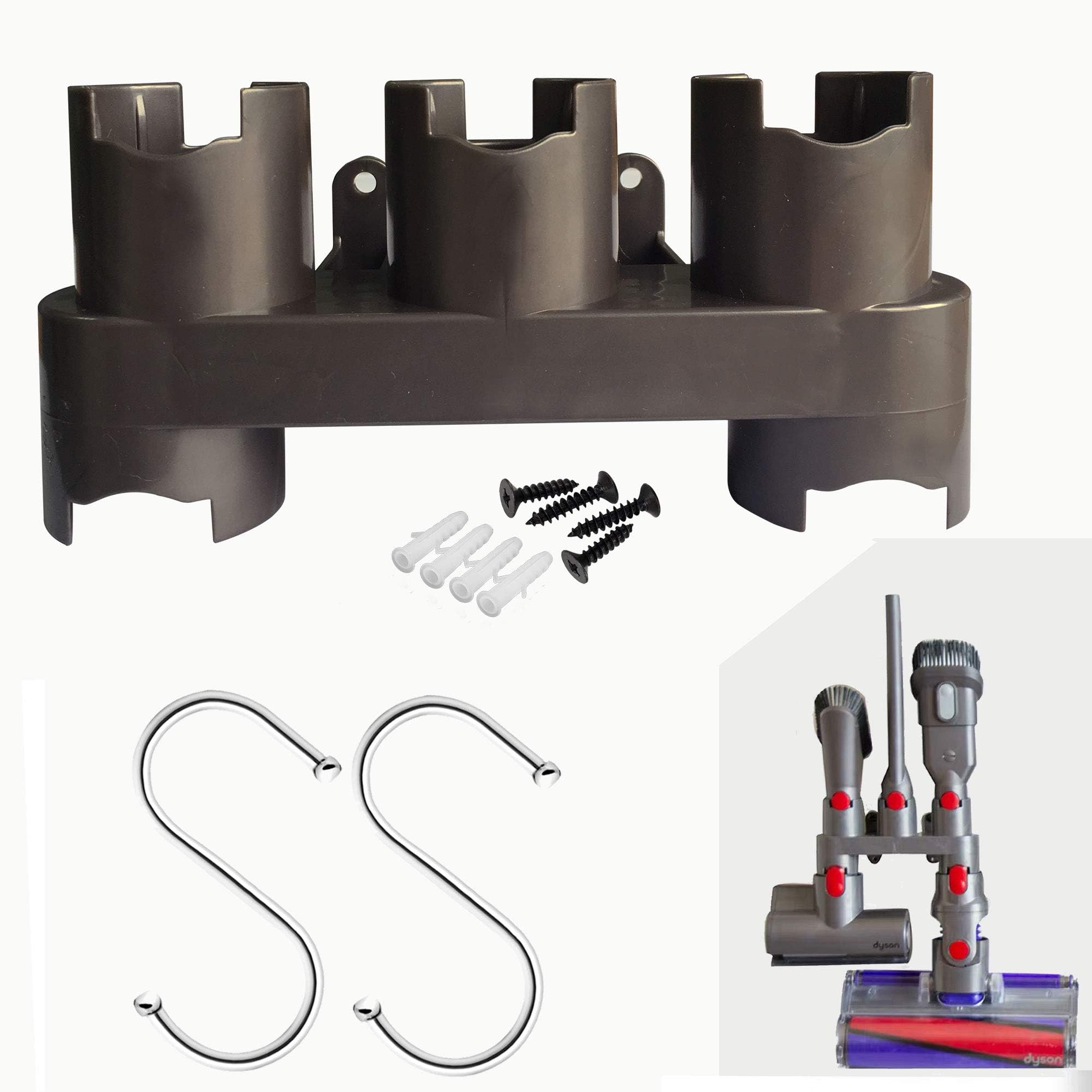 Zirpan Tool Holder for Dyson V7/V8/V10 – Wall Mount Organizer for Cordless Vacuum Accessories – Parts Compatible with Dyson Vacuum Cleaner – Premium Docking Station for Attachments – Cleaner Stand