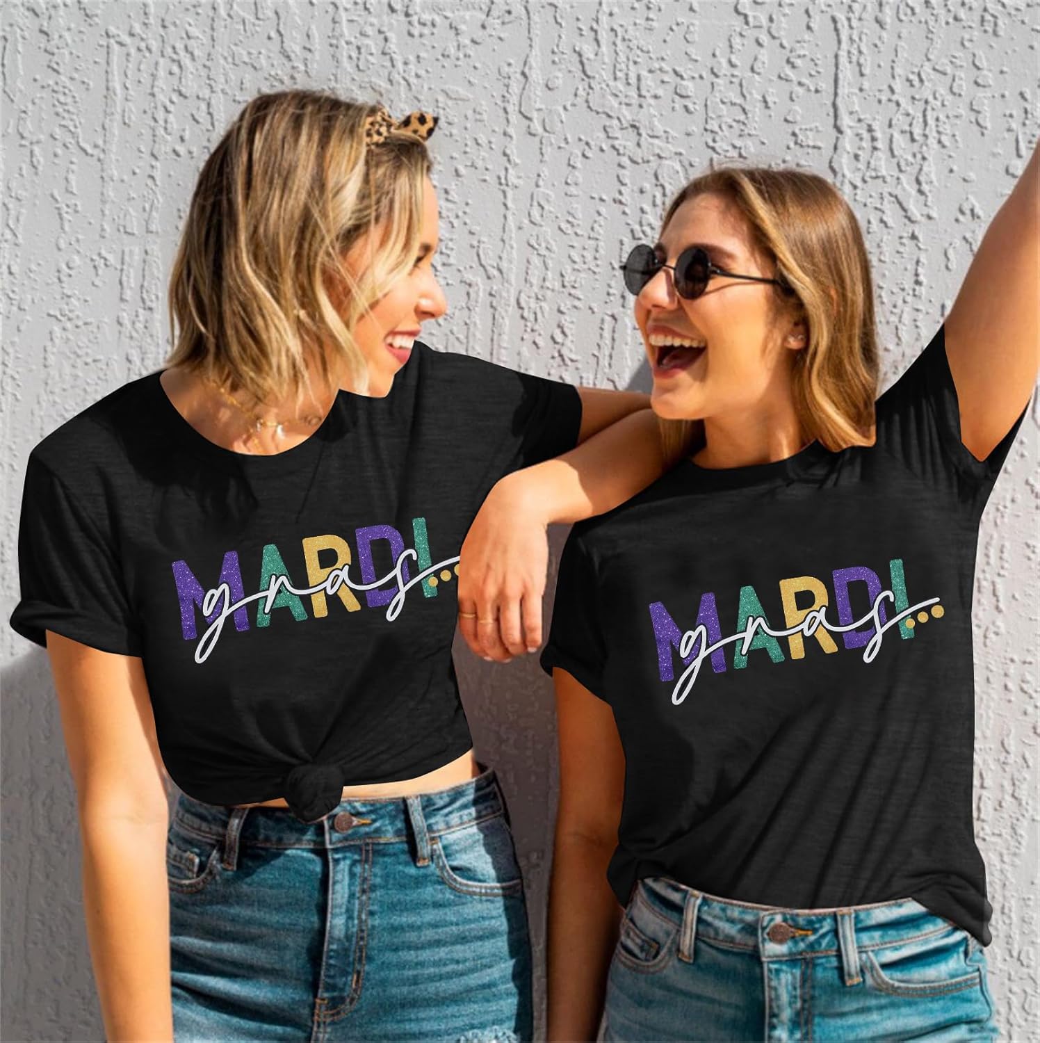 Fat Tuesday Shirt Women Mardi Gras Carnival Tshirts New Orleans Outfits Tuesday Party Short Sleeve Tee Tops - Image 2