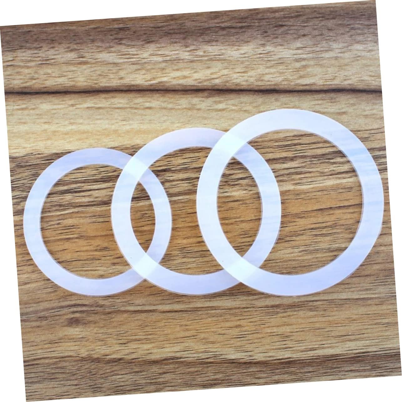 5pcs Silicone Sealing Rings Replacement Gasket Canning Jar Seals for Coffee Pot Lid (Kitchen Supplies)